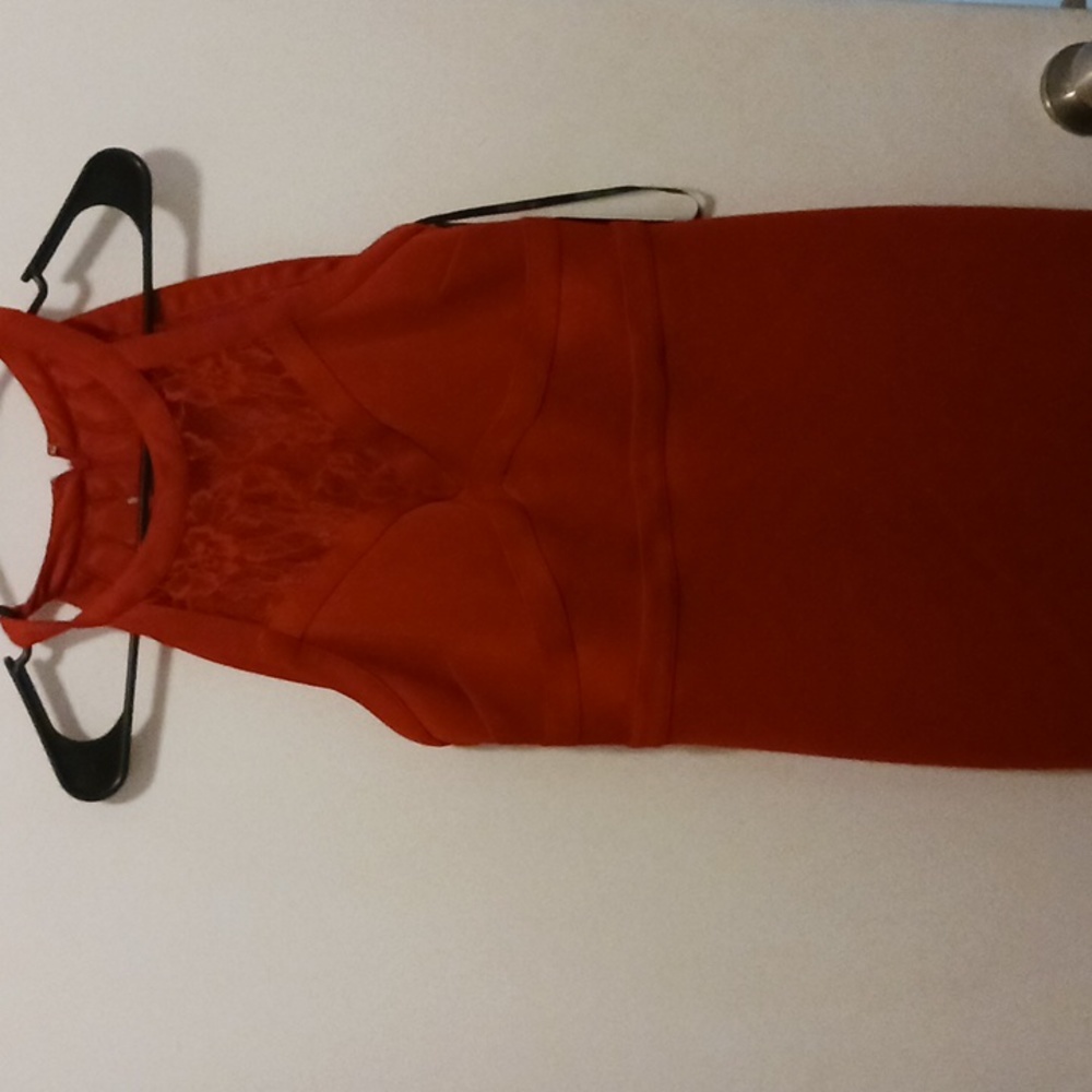 Womans scarlet red guess dress size 8